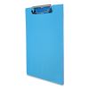 Acrylic Clipboard, 0.5" Clip Capacity, Holds 8.5 x 11 Sheets, Transparent Blue2