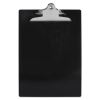 Recycled Plastic Clipboard with Ruler Edge, 1" Clip Cap, 8.5 x 11 Sheet, Black1