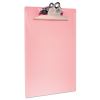 Recycled Plastic Clipboard with Ruler Edge, 1" Clip Cap, 8.5 x 11 Sheets, Pink2