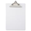Recycled Plastic Clipboard with Ruler Edge, 1" Clip Capacity, Holds 8.5 x 11 Sheets, Clear1