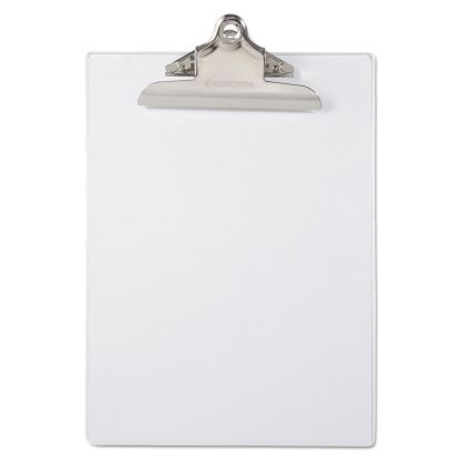 Recycled Plastic Clipboard with Ruler Edge, 1" Clip Cap, 8.5 x 11 Sheet, Clear1