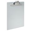 Aluminum Clipboard w/High-Capacity Clip, 1" Clip Cap, 82 x 14 Sheets, Silver2