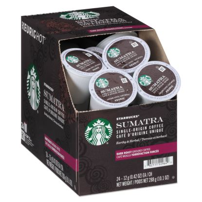 Sumatra Coffee K-Cups, Sumatran, K-Cup, 24/Box1