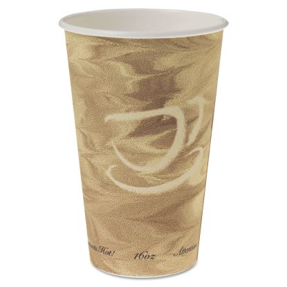 Mistique Hot Paper Cups, 16 oz, Brown, 50/Sleeve, 20 Sleeves/Carton1