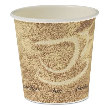 Single Sided Poly Paper Hot Cups, 4 oz, Mistique Design, 1,000/Carton1