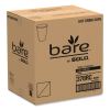 Bare by Solo Eco-Forward Recycled Content PCF Paper Hot Cups, 8 oz, Green/White/Beige, 1,000/Carton2