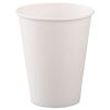 Single-Sided Poly Paper Hot Cups, 8 oz, White, 50/Bag, 20 Bags/Carton1