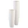 Single-Sided Poly Paper Hot Cups, 12 oz, White, 50/Bag, 20 Bags/Carton2