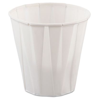 Paper Medical and Dental Treated Cups, 3.5 oz, White, 100/Bag, 50 Bags/Carton1