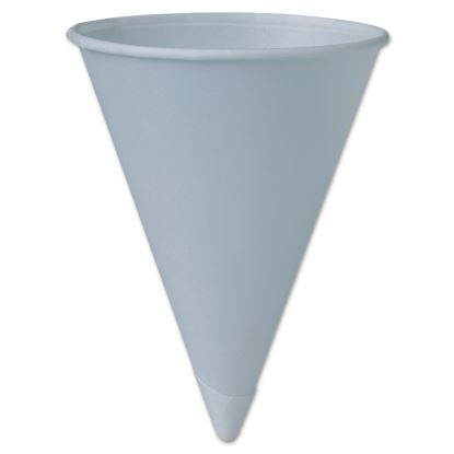 Bare Treated Paper Cone Water Cups, 6 oz, White, 200/Sleeve, 25 Sleeves/Carton1