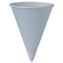 Bare Treated Paper Cone Water Cups, 6 oz, White, 200/Sleeve, 25 Sleeves/Carton1