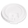 Lift Back and Lock Tab Cup Lids for Foam Cups, Fits 8 oz Cups, White, 2,000/Carton1