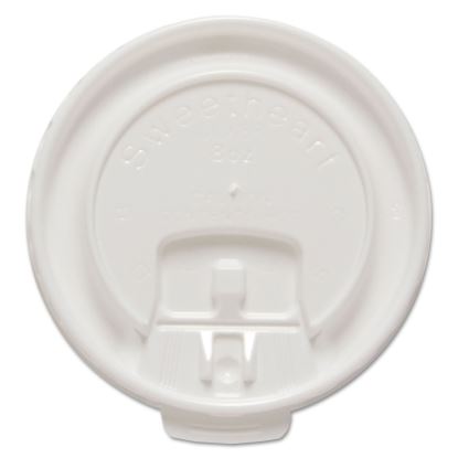 Lift Back and Lock Tab Cup Lids for Foam Cups, Fits 8 oz Trophy Cups, White, 100/Pack1