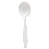 Heavyweight Polystyrene Soup Spoons, Guildware Design, White, 1000/Carton1