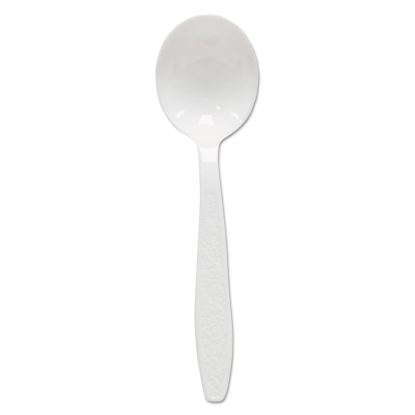 Heavyweight Polystyrene Soup Spoons, Guildware Design, White, 1000/Carton1