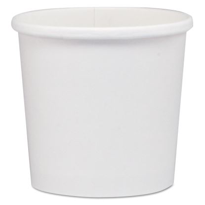 Flexstyle Dbl Poly Paper Containers, 12 oz, 3.6" Diameter, White, 25/Bag, 20 Bags/Carton1
