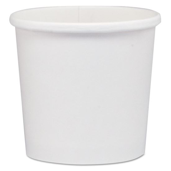 Flexstyle Dbl Poly Paper Containers, 12 oz, 3.6" Diameter, White, 25/Bag, 20 Bags/Carton1