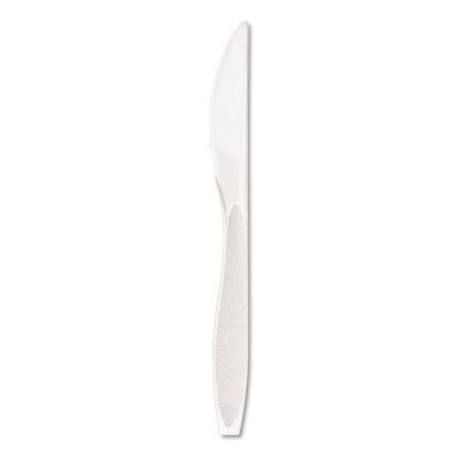Impress Heavyweight Full-Length Polystyrene Cutlery, Knife, White, 1000/Carton1
