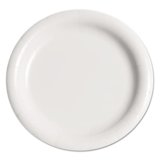 Bare Eco-Forward Clay-Coated Mediumweight Paper Plate, 9" dia, White, 125/Pack, 4 Packs/Carton1
