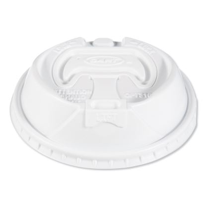 Optima Reclosable Lids for Paper Hot Cups, Fits 10 oz to 24 oz Cups, White, 1,000/Carton1