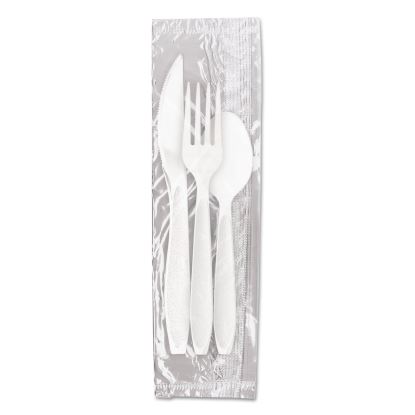 Reliance Mediumweight Cutlery Kit, Knife/Fork/Spoon, White, 500 Kits/Carton1