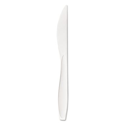 Reliance Medium Heavy Weight Cutlery, Standard Size, Knife, Bulk, White, 1000/CT1