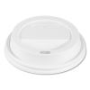 Traveler Cappuccino Style Dome Lid, Fits 10 oz Cups, White, 100/Pack, 10 Packs/Carton1