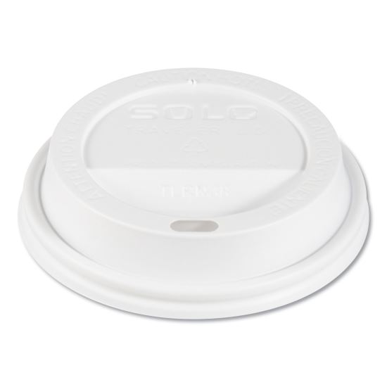 Traveler Cappuccino Style Dome Lid, Fits 10 oz Cups, White, 100/Pack, 10 Packs/Carton1