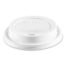 Traveler Cappuccino Style Dome Lid, Polypropylene, Fits 10 oz to 24 oz Hot Cups, White, 1,000/Carton1