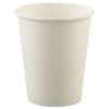 Uncoated Paper Cups, Hot Drink, 8 oz, White, 1,000/Carton1