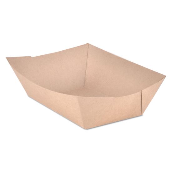 Food Trays, 3 lb Capacity, Brown Kraft, 500/Carton1