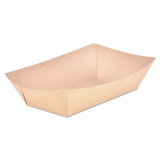 Food Trays, 5 lb Capacity, Brown Kraft, 500/Carton1