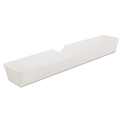 Hot Dog Tray, 10.25 x 1.5 x 1.25, White, 500/Carton1