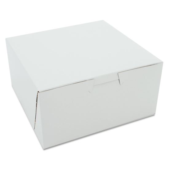 Non-Window Bakery Boxes, 6 x 6 x 3, White, 250/Carton1