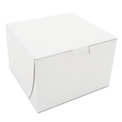 Non-Window Bakery Boxes, 6 x 6 x 4, White, 250/Bundle1