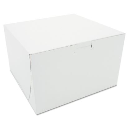 Tuck-Top Bakery Boxes, 8 x 8 x 5, White, 100/Carton1