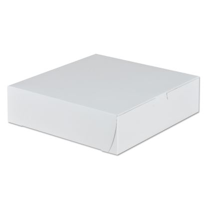 Tuck-Top Bakery Boxes, 9 x 9 x 2.5, White, 250/Carton1