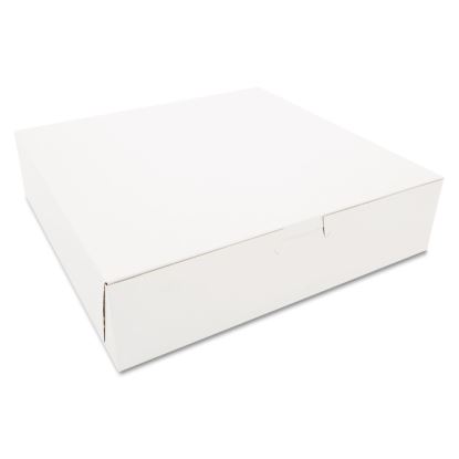 Tuck-Top Bakery Boxes, 10 x 10 x 2.5, White, 250/Carton1