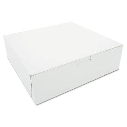Tuck-Top Bakery Boxes, 10 x 10 x 3, White, 200/Carton1