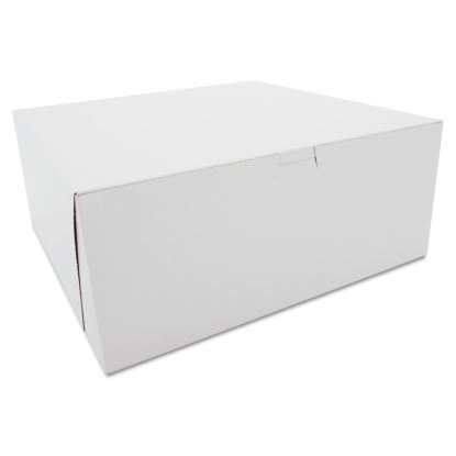 Tuck-Top Bakery Boxes, 12 x 12 x 5, White, 100/Carton1