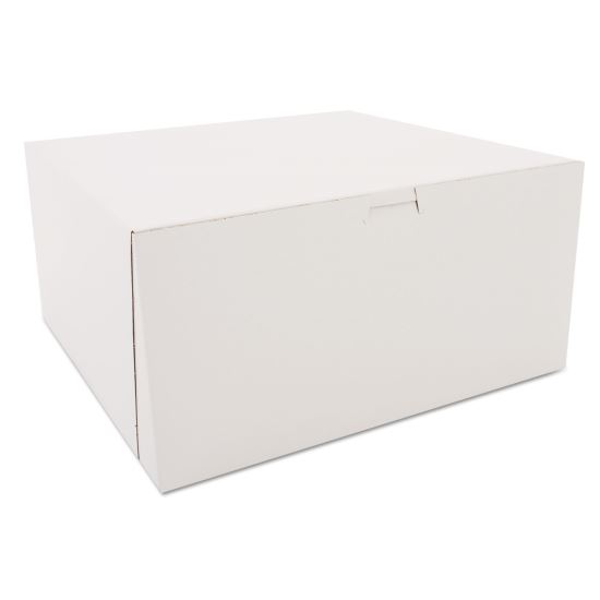 Tuck-Top Bakery Boxes, 12 x 12 x 6, White, 50/Carton1