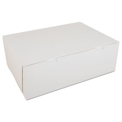 Non-Window Bakery Boxes, 14.5 x 10.5 x 5, White, 100/Carton1