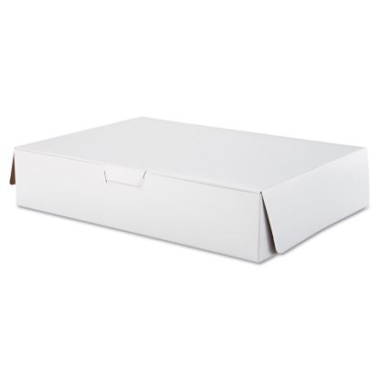 Tuck-Top Bakery Boxes, 19 x 14 x 4, White, 50/Carton1