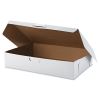 Tuck-Top Bakery Boxes, 19 x 14 x 4, White, 50/Carton2