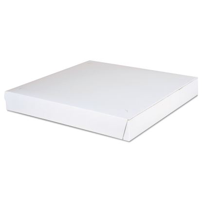 Paperboard Pizza Boxes,14 x 14 x 1.88, White, 100/Carton1