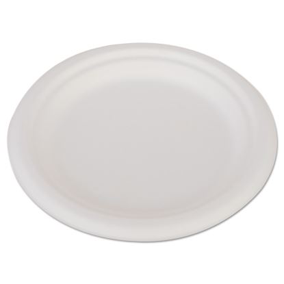 ChampWare Heavyweight Bagasse Dinnerware, Plate, 6", White, 1,000/Carton1