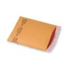 Jiffylite Self-Seal Bubble Mailer, #0, Barrier Bubble Air Cell Cushion, Self-Adhesive Closure, 6 x 10, Brown Kraft, 25/CT2