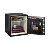 Fire-Safe with Biometric and Keypad Access, 1.23 cu ft, 16.3w x 19.3d x 17.8h, Black2