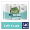 100% Recycled Bathroom Tissue, Septic Safe, 2-Ply, White, 240 Sheets/Roll, 12/Pack2