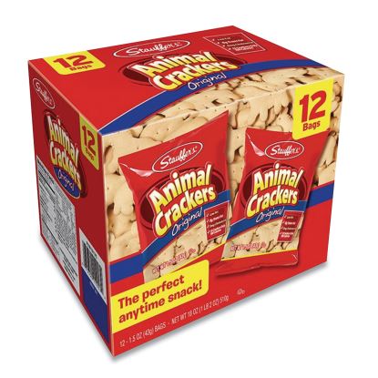Animal Crackers, 1.5 oz Bag, 12/Box1